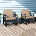 thumbnail image 4 of Costway 2 PCS Outdoor Glider Rocking Chair Patio Gliding Chair Furniture with Metal Frame, 4 of 8