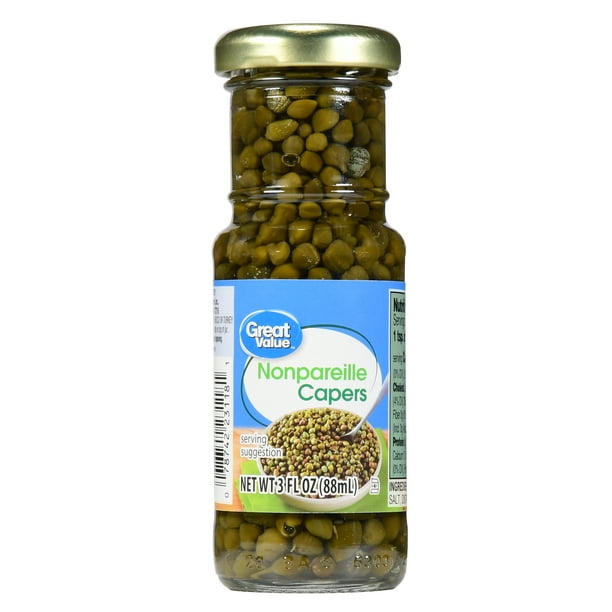 Great Value Nonpareille Capers, 3 oz, Jar