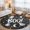 White Black, variant on Area Rugs 2x3,Happy Halloween Horror Ghost Moon Stars Non Slip Washable Rug Indoor Carpet Soft Floor Rugs for Home Living Room Bedroom Dining Room Office