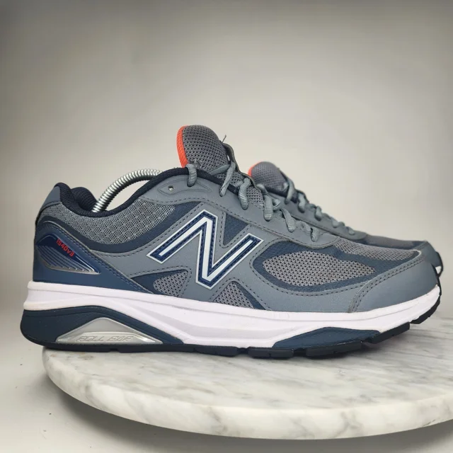 New Balance 1540V3 Walking Rollbar Shoes Gray Orange Mens Size 10.5 Womens Size