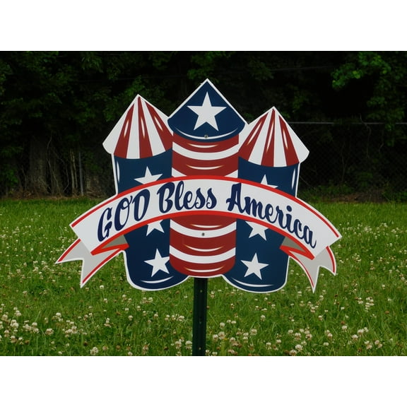 Firecrackers with Banner