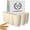Beige, variant on Homienly 4-Pack 12 oz Wheat Straw Cups, Unbreakable, Microwave & Dishwasher Safe, Beach