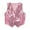 Pink, variant on Kids Party Sequins Waistcoat, Unisex Kids Dance Vest Hip-Hop Jazz Performance Vest Girls Sequin Performance Vest Youth Stage Performance Vest Party Sequins Vest, Red L