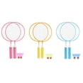 thumbnail image 3 of 2PCS Kids Tennis Racquet Training Tennis Racket with 2 Badminton for Outdoor, 3 of 10