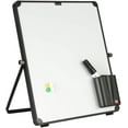 thumbnail image 2 of 12” x 10” Petit Tableau Effaçable à Sec Tableau Blanc de Bureau Portable Mini Tableau Blanc Chevalet de Bureau Rotation 360° pour Bureau, Maison, École, 2 of 8