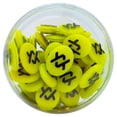 thumbnail image 2 of Volkl Vibrastops Tennis Dampeners 48 Piece Neon Yellow and Black (     ), 2 of 3