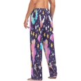 thumbnail image 6 of FREEAMG Cute Diamonds Unicorns Pajama Pants for Men, Men's Separate Bottoms, Pure Cotton Comfortable Lounge Pants?343?, 6 of 7