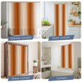 thumbnail image 5 of Burnt Orange Ombre Waterproof Shower Curtain, 48"x72" Washable Polyester Fabric Shower Curtains for Bathroom, Modern Abstract Art Farmhouse Gradient Decorative Bathtub Curtain Sets with Hooks, 5 of 9