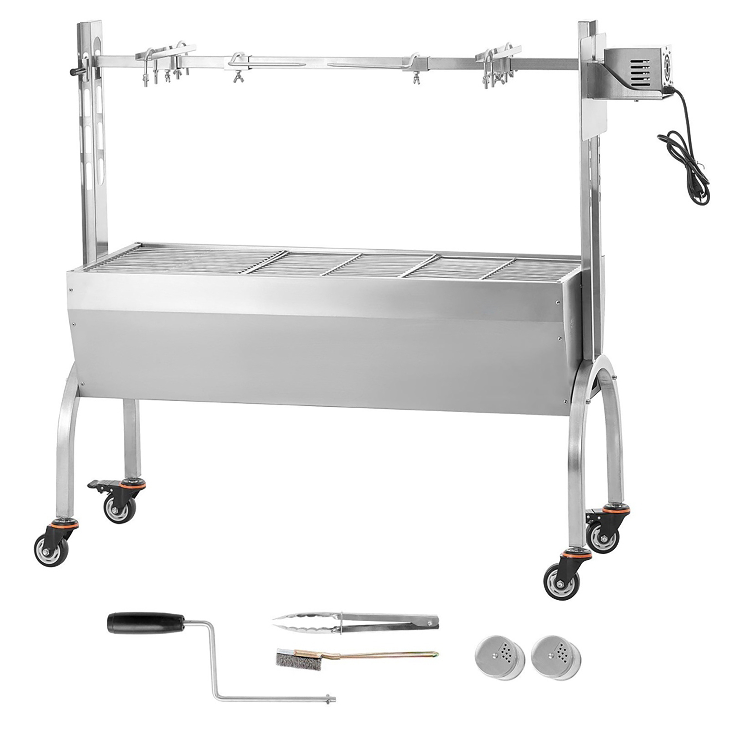 Choco Moon Heavy Duty Rotisserie BBQ Grill, Large Capacity Rotisserie for Pork, Lamb, Chicken, Perfect for Outdoor Cooking & Camping