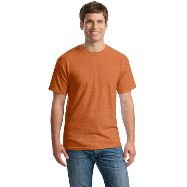 Gildan T-Shirt à Manches Courtes pour Homme en Coton Épais 100 % Coton - 5000