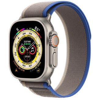 Apple Watch Series 9, GPS 41mm Silver Aluminum Case, Winter Blue