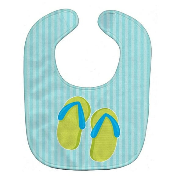Carolines Treasures BB8645BIB Beach Flip Flops Baby Bib