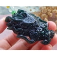thumbnail image 3 of Certified Icy Green Burma Natural A Jade jadeite Pendant Dragon Head Necklace 673822 TN, 3 of 11