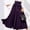 *Purple, variant on ClodeEU Women's High Waisted Tie Front Pleated Ankle Length Skirt ,Elegant Casual Maxi Skirt Black,Womens Plus L