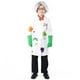 thumbnail image 4 of Disfraz de científico loco y malvado de Umorden para niños y niñas, disfraz de doctor malvado, bata de laboratorio, talla 2-12T, Halloween, 4 of 5