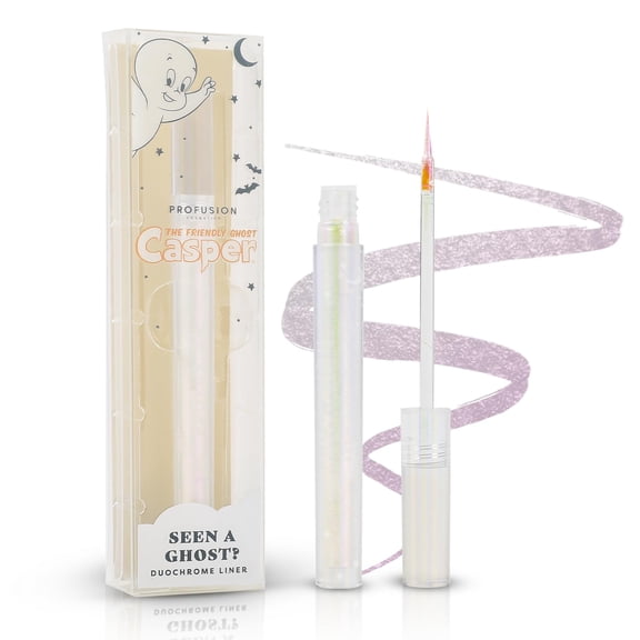 Profusion Cosmetics Casper the Friendly Ghost Duochrome Liner, Color-Shifting Liquid Eyeliner with Rich-Pigment & Long-Wear Vegan Formula, 0.04 fl oz, Seen a Ghost?
