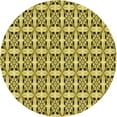 thumbnail image 1 of Ahgly Company Machine Washable Indoor Square Transitional Dark Bronze Brown Area Rugs, 3' Square, 1 of 7