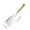 Green, variant on Large Silicone Spatula with Wooden Handle, Heat Resistant Turner for Non-Stick Cookware, Kitchen Flipper for Eggs, Pancakes, and Salad