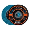 thumbnail image 3 of Disco Flap Gladiator Laminado Zirconio 4 1/2 Pulg G80 P/metal 50pz azul, 3 of 6