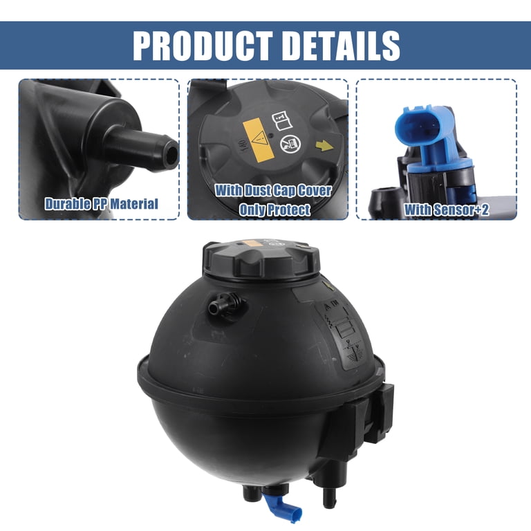 Unique Bargains Coolant Radiator Reservoir Tank 17138616418 with 