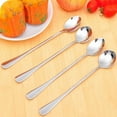 thumbnail image 3 of Clearance！Coopang Long Handle Tea Coffee Spoons Ice Cream Cutlery Stainless Steel NtHome and Kitchen, 3 of 8