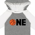 thumbnail image 4 of Inktastic One Basketball First Birthday Boys or Girls Long Sleeve Baby Bodysuit, 4 of 5