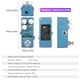 thumbnail image 2 of Pedal de efectos Blue Ocean Chorus Pedal de efecto de guitarra Chorus / True Bypass Rate + Blend + Intensity + Intence Tomshoo Pedal de efectos, 2 of 6