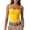 Yellow, variant on Staron Women Spaghetti Strap Square Neck Sleeveless Solid Basic Casual Fashion Trendy Party Vacation Beach Travel Cocktail Night Out Club Tight Crop Tops Tank Tops, White L
