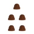thumbnail image 3 of Sonducket Sombrero de hilo de punto de invierno Gorras de cabeza corta Hombres Mujeres Sombreros Senderismo Café Type2 NO2, 3 of 6