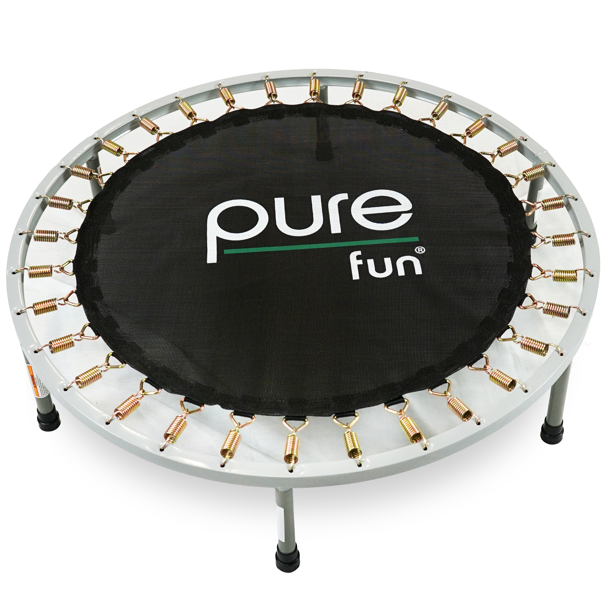 Pure Fun 38-Inch Mini Exercise Trampoline, Rebounder, 250lb Weight Limit - image 4 of 7
