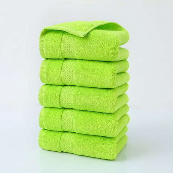 Qholemyo Broken Jacquards Multi Color Soft Absorbent Household Towels Washcloths Bathroom Towels Cotton Bath Towels