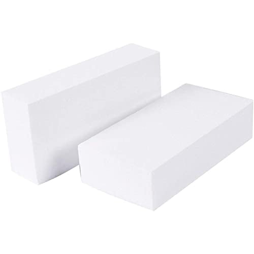 6 Pack Foam Blocks for Crafts - Polystyrene Brick Rectangles for Art  Sculpting, Flower Arrangements, DIY, Packing (8 x 4 x 2 In) 