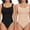 C:Square neck black/nude, variant on ANYFIT WEAR Backless Square Neck Bodysuit Shapewear for Women Full Body Shaper Tummy Control Butt Lifting Seamless Slimming Tank Top