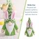 thumbnail image 5 of Bearachild Decoraciones de Pascua Festival Adorno Diseño de escena Colgantes Muñecas con orejas de conejo Colgante de muñeco de gnomo de punto para Kits de decoración para fiestas Verde Bearachild HA061964-03B, 5 of 6