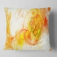 thumbnail image 2 of Designart Colored Smoke Yellow - Abstract Throw Pillow - 16x16, 2 of 5