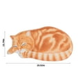 thumbnail image 3 of Cute Sleeping Cat Shaped Bedroom Area Rug, 15.7"x30" Non-Slip Floor Mat, Funny Area Rug Mats Tabby Cat Art Floor Carpet for Home Kitchen Bathroom, Leodye Back to School Season Clearance Special Offers, 3 of 8