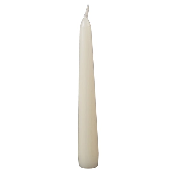 48 Pack: 8" Ivory Taper Candle by Ashland