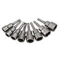 thumbnail image 3 of 6-19mm 1/4 pulgadas Socket Sets boquil tuerca conductor Auto carpintería herramientas piezas accesorios -19mm 8s 12-19mm 8 piezas Gloria Vaso de punta hexagonal, 3 of 9