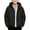 .Black, variant on Boys Waterproof Ski Jacket Thick Fleece Lined Winter Snow Coat with Pockets Solid Color Warm Outdoor Sporty Outerwear