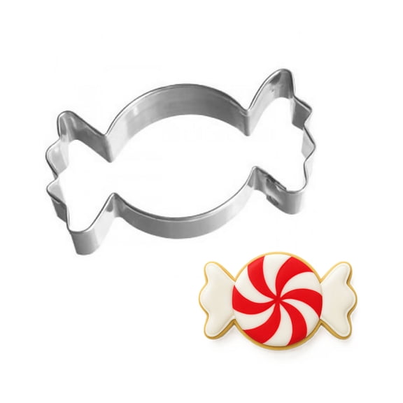 Wrapped Candy Cookie Cutter 3.25 inches F1007 - The Cookie Cutter Shop - Tin Plated Steel Cookie Cutter