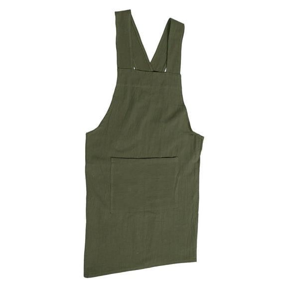 Hytrove No Tie Apron For Home Use Green 1Pcs