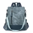 thumbnail image 6 of PRIYAL Leather Laptop Backpack for Women,  Work Travel Bag, Teacher Nurse Convertible Backpack Purse, 6 of 10