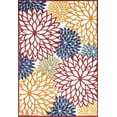 thumbnail image 4 of JONATHAN Y AMALFI COAST 5 x 8 Area Rug, Minori Floral - Cream/Red/Blue, AMC109B-5, 4 of 9