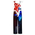 thumbnail image 5 of Midsumdr 4th of July Jumpsuits for Women 2025 Independence Day American Flag Printed Sleeveless Pockets Rompers Fashion Summer Adjustable Strap Wide Leg Casual Rompers, 5 of 5