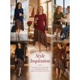 thumbnail image 6 of Mengpipi Women’s Plus Size Dresses Fall Spring Long Sleeve Crew Neck Loose Fit Color Block Leopard Print Asymmetric Hem Casual Maxi Dress 1X-5X, 6 of 9