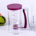 thumbnail image 4 of Pancake Batter Dispenser, Kitchen Essential for Pancakes, Cupcake, Waffle, Cake Crepe, Batter Separator Maker with Measuring Markings, Pou,A, 4 of 4