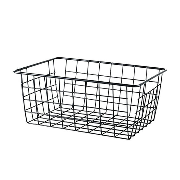 RXIRUCGD Home Organizers and Storage Iron Wire Storage Basket Organizer Bath/Kitchen/Laundry Rooms Multi-Purposes