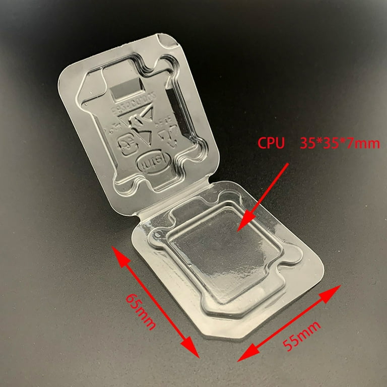 Computer CPU Case Tray Packaging Clamshell for Intel LGA775