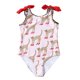 thumbnail image 3 of Traje de baño de una pieza para niña con estampado de leopardo Traje de baño para niña bebé Traje de baño cómodo de alta elasticidad, 3 of 6