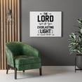 thumbnail image 3 of Scripture Walls Isaiah 60:20 Everlasting Light Bible Verse Canvas Christian Wall Art Ready to Hang Unframed, 3 of 12